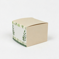Boîte à rabat en papier kraft imprimé sur mesure, emballage en carton de luxe pour flacon d'huile essentielle cosmétique
