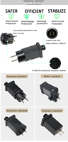Adaptateur d'alimentation extérieur étanche IP44 15-24W DC pour LED, prise UK EU US, certifié UKCA ETL CE FCC, décoration de Noël