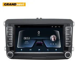 Grandnavi 2din 7Inch Android Auto Radio Voor Vw Volkswagen Golf Polo Tiguan Passat B7 Seat Draadloze Carplay Android Auto Sd Kaart