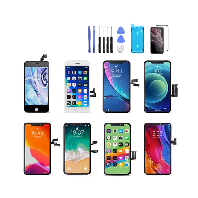 Cellphone Screen Original LCD Digitizer Display Replacement for iPhone X 11 12 13 14 15 16 Pro Mini Max Mobile Phone LCD