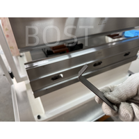 Presse plieuse électrique BOST Servo 600 mm 12T, machine de pliage CNC 4+1 axes, machine de pliage de l'acier inoxydable