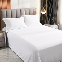 Ensemble de literie en coton blanc doux de qualité supérieure pour hôtel, ensembles de couettes, literie de luxe, lit king-size, draps de luxe, ensembles de literie
