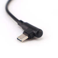 Câble de charge rapide USB Type-C double Type-C à 90 degrés, conception OEM, pour téléphone, jeux, imprimante, avec conducteur en cuivre pur