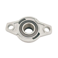 Zinklegering flenslager KFL08 KFL001 Oliegesmeerde 2-bout flens P6 precisie 40x80mm voor 3D-printer Loodschroef/as/CNC