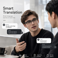 Nouvelles Lunettes Intelligentes Y1 2026 avec Caméra IA, Traduction IA, Reconnaissance d'Objets, Appels Bluetooth, Musique et Logo Personnalisé