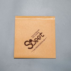 Sac en papier kraft brun pour sandwich, résistant à la graisse, en forme de triangle, pour beignets, en-cas, en forme de L, à double ouverture, pour pain, emballage alimentaire, biscuits - Product Image 6