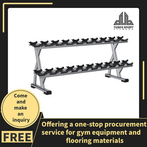Fitness <b>Equipment</b> Multilevel Storage Organizer Weight for Home <b>Gym</b> 10 Pairs Dumbbell Stand 3 Tier Rack Commercial Heavy Duty - Product Image 2