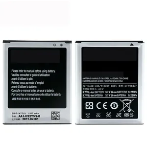 Mobile Phone Battery Li-polymer for Samsung series Battery for Samsung S3mini 1500mah EB-F1M7FLU for Samsung I8190