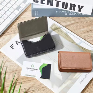 PU皮革散装名片夹便携式口袋名片夹钱包礼品超薄名片盒 - Product Image 6