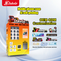 Distributeur automatique de coques de téléphone avec écran tactile, système de paiement par jetons, machine d'impression de coques de téléphone