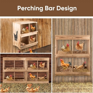 Caja nido <span class=keywords><strong>de</strong></span> pollo <span class=keywords><strong>de</strong></span> <span class=keywords><strong>madera</strong></span> montada en la pared para poner huevos <span class=keywords><strong>de</strong></span> 4 compartimentos <span class=keywords><strong>de</strong></span> alta resistencia para <span class=keywords><strong>Gallinero</strong></span> - Product Image 5