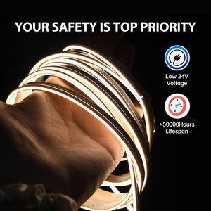 Tira de LED COB de Iluminación Lateral, CCT Blanco Cálido Natural, Emisión Lateral, Corte Libre, Regulable, DC24V - Product Image 4