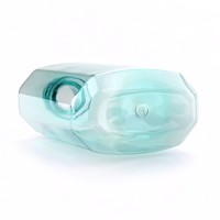 Bouteilles de bain de bouche carrées plates transparentes de 250 ml et 500 ml, certifiées FDA, REACH, RoHS, ISO14001, vides, pour soins bucco-dentaires personnels