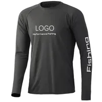 Chemise de pêche personnalisée à manches longues, imprimée par sublimation, UPF 50, protection solaire UV, séchage rapide, respirante, haute performance