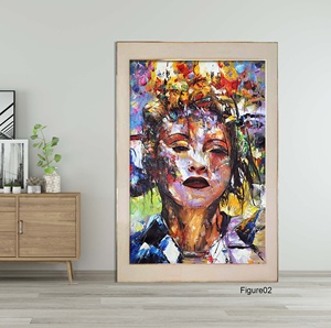 Pittura A olio di Dafen Pittura A Olio Astratta Opere D'arte Della Tela di Canapa Astratta di Arte Della Parete Della Vernice Pittura Living Room Della Decorazione Della Casa Murale - Product Image 2