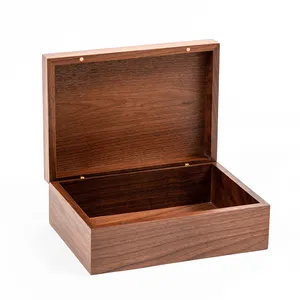 Wholesale In Bulk Hinged Square Luxury vintage Fancy storage wood box with lid