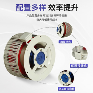 Système d'échappement personnalisé FDL, ventilateur de refroidissement de turbine antidéflagrant pour armoire de distribution d'énergie à flux axial industriel - Product Image 2