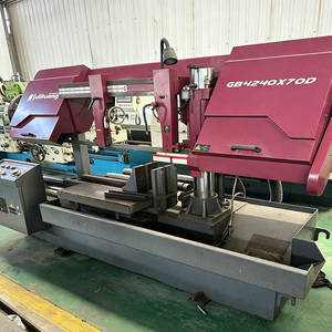 Semi-Automatic Horizontal Band <b>Saw</b> with Digital Display, Hydraulic Down Feed and High Efficiency for Continuous Metal Cutting - Product Image 4