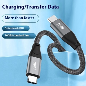 Chất lượng cao bện Loại C để Loại-C 3.1 Gen 2 sạc nhanh cáp 100W 20GB tốc độ truyền dữ liệu truyền cáp - Product Image 3