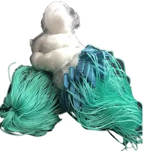 100meters nylon monofilament fishing nets supplier 3 layer gill net kaida fishing nets china