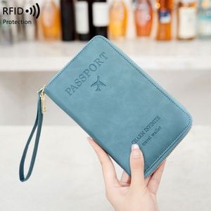 Nueva Cartera RFID 2026 para Pasaportes y Documentos, Bolsa de Viaje Multifuncional con Cierre, para Guardar Boletos de Avión - Product Image 1