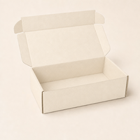 Boîte à courrier Kraft en gros / Fournisseur de boîtes en carton ondulé / Boîte d'expédition économique