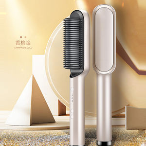 Prix d'usine, <span class=keywords><strong>plancha</strong></span> électrique pour cheveux 2 en 1, brosse à peigne, lisseur de cheveux, fabricant - Product Image 3