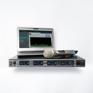 Receptor inalámbrico de doble canal de baja latencia MIPRO Factory Direct con banda ancha de 72MHz para sistema de micrófono con interfaz digital AES/EBU - Product Image 3