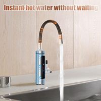 Robinet d'eau chaude sans réservoir électrique avec chauffage rapide et économie d'énergie, télécommande incluse, pour hôtels et usage domestique