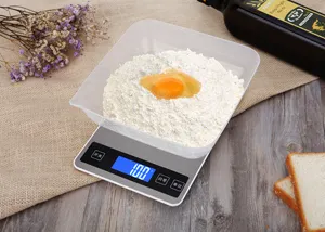 Balance électronique de cuisine 5kg/1g en acier inoxydable, poids numérique, balances de cuisine pour aliments, vente en gros