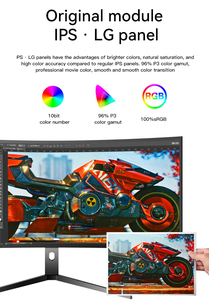 Moniteur LCD OEM 40 pouces IP45 écran incurvé R2500 4K 5K 60 <span class=keywords><strong>75</strong></span> <span class=keywords><strong>hz</strong></span> moniteur de jeu moniteur d'ordinateur pour jeux - Product Image 3