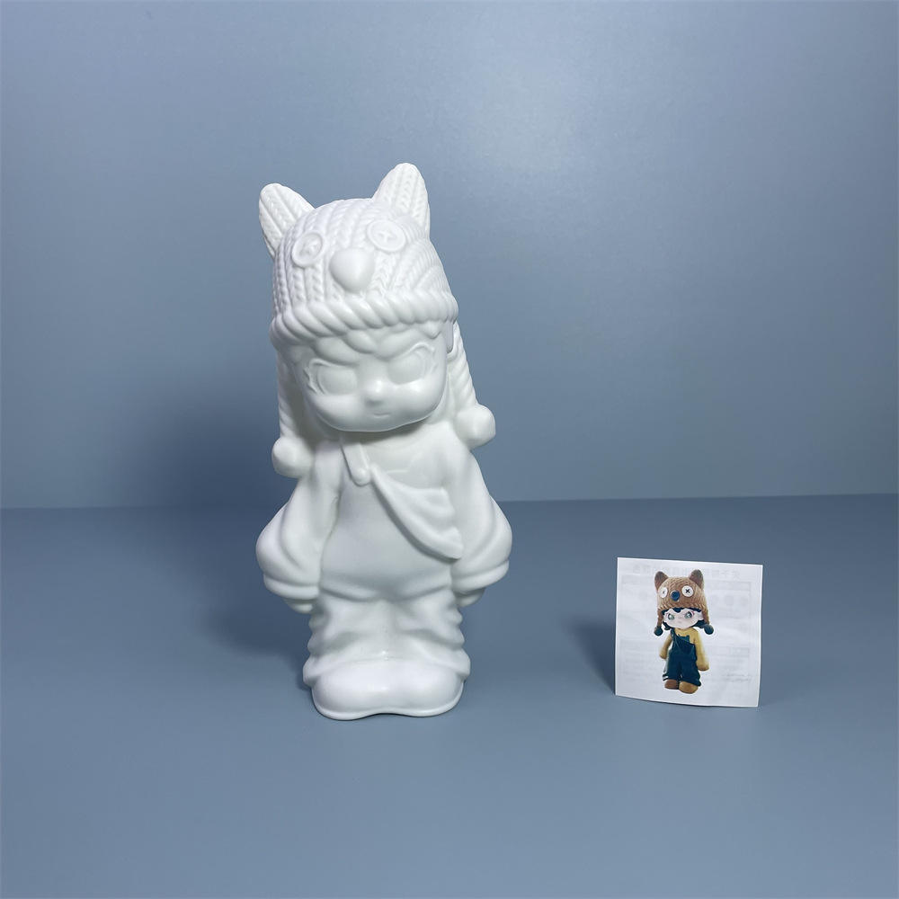 Standing posture pulls elder sister white embryo-22cm high ks161