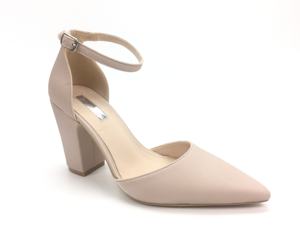 2023 scarpe da donna stile gomma pianura primavera estate caviglia nabuk materiale PU tacco a blocco Super alto punta a punta donna donna - Product Image 4