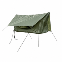 Moustiquaire de camping et randonnée pour hamac, bâche d'ombrage 200x100x80cm, espace intérieur en filet, 3 modes de montage, tissu parachute Ripstop, 1-2 personnes