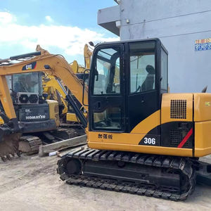 Mini excavadora 306D de segunda mano, excelente Mini equipo de construcción, excavadora sobre orugas cat312d /318d/ 316D, excavadora usada - Product Image 1