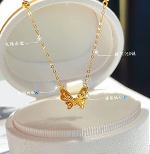 Collier en or 18 carats Xinfly Cute avec pendentif papillon - Product Image 4