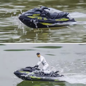 เรือเร็วบังคับวิทยุ UDI023 RC 2.4G พร้อมระบบฉีดน้ำ  ควบคุมด้วยรีโมท  กันน้ำ  ตั้งลำได้เอง  ไฟ LED  รุ่น RTR ความเร็วสูง ของเล่น - Product Image 6