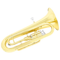 SLADE Tuba pemula, klakson baris berdiri Bass atas dengan penyetelan Bb dan tiga tombol instrumen musik