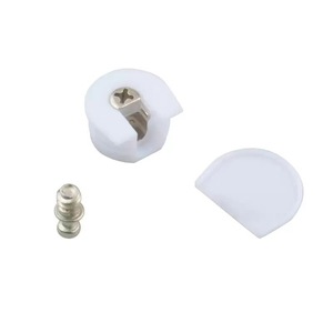 Soporte de Estante Tres en Uno YSEO con Cubierta Blanca YS020, Accesorio de Ferretería para Muebles, Conector de Ángulo Recto - Product Image 2