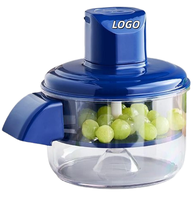 Huishoudelijke keuken elektrische fruit schiller automatische plastic druiven- en pruimen schilmachine schoon compact keuken gadget met