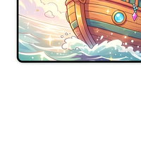 Tapis de souris de jeu Anime Treasure Ship XXL, tissu micro-tissé doux, antidérapant, pour le jeu et le bureau