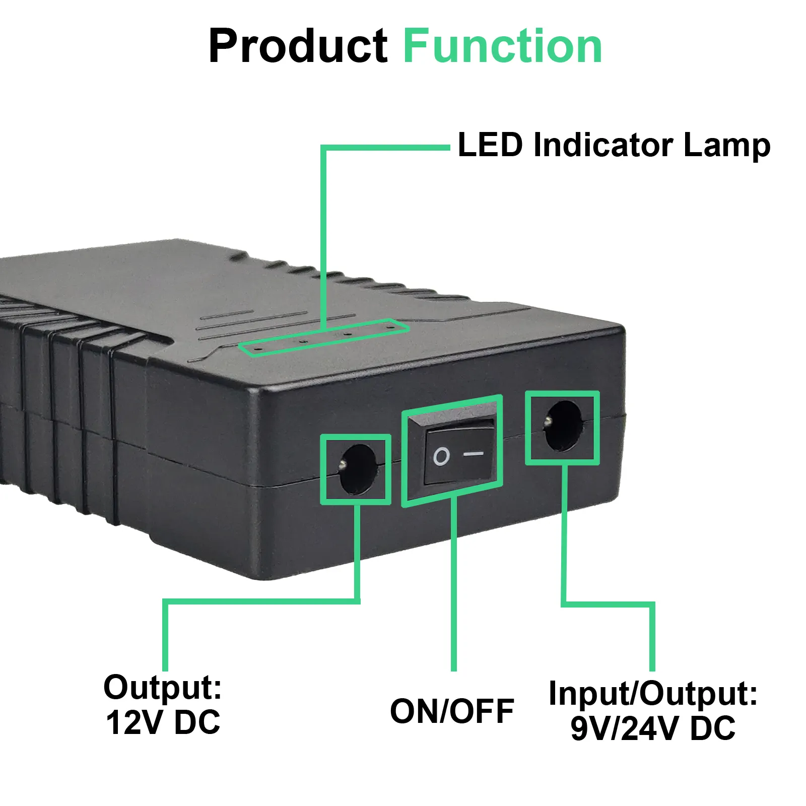 OL3 12V/2A CV DC esterno piccolo 10000 portatile mAh Mini UPS per WIFI Router Moden/luce da campeggio