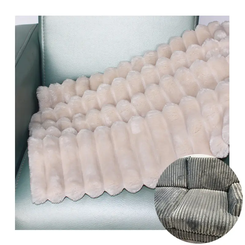 100 % Polyester-Kartusche gestrickter Cord-Wollstoff Zuhause Textilstoff Wohnzimmer Möbel Stoff