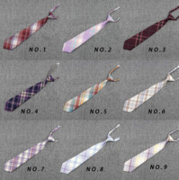 1 pièce nœud-papillon rayé pour femmes, uniforme professionnel pour l'école de mode, uniforme de serveuse, accessoires pour personnel personnel