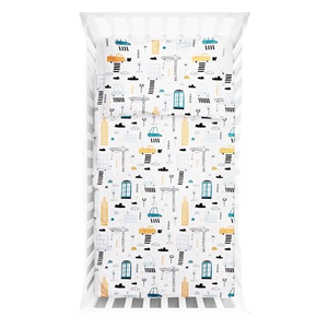 Ensemble de literie moderne 3 pièces 100 % coton pour bébé et enfant, housse de <span class=keywords><strong>couette</strong></span> et taie d'oreiller 120x90 cm pour lit de bébé 12 mois et plus (Renards) - Product Image 2