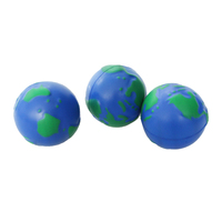 Usine en gros monde Globe carte de la terre PU boule de mousse personnalisé monde Globe carte de la terre soulagement du Stress jouet balle