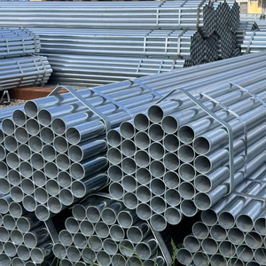 ASTM Q235 profilo in acciaio dolce zincato a sezione cava tondo tubo di ferro/acciaio cavo barra rotonda saldata tubi in acciaio - Product Image 1