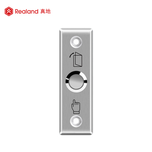 Realand K2 Universal Stainless Steel Momentary Mini <strong>Push</strong> <strong>Button</strong> <strong>Exit</strong> <strong>Switch</strong> for Access Control Systems DC 12V/3A - Product Image 1