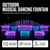 Fuente Musical y de Baile Personalizada, Ideal para Fuentes Musicales al Aire Libre