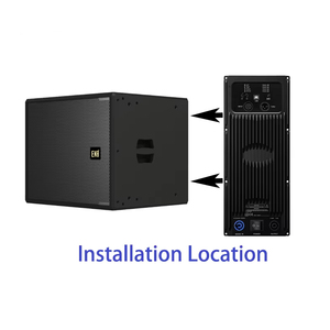 Module amplificateur de puissance audio professionnel DSP1200W+600W, impédance 8 ohms, carte numérique, équipement sonore, égaliseur paramétrique 5 bandes - Product Image 5